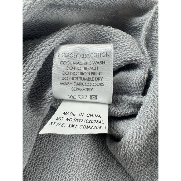 RYDERWEAR Mens Gray Crewneck Sweatshirt Raglan Sleeve Logo Size M - Picture 4 of 15